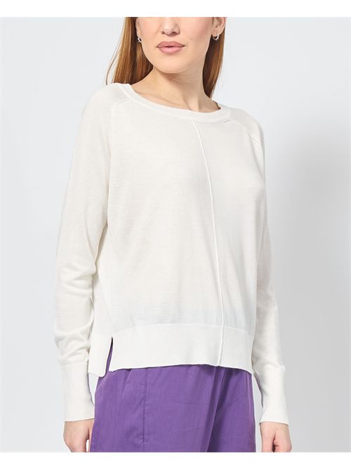 MarkUp mohair blend boat neck sweater MARKUP | MW10011OFF WHITE